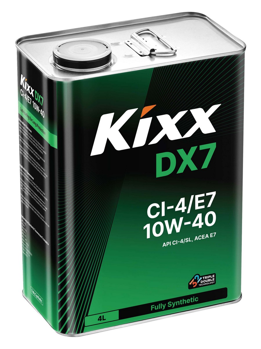 Масло мотор. 10w40 Cl-4 E7 KIXX DX7 MB 228.3, VOLVO VDS-3, MAN 3275 METAL (L206144TR1) 4л